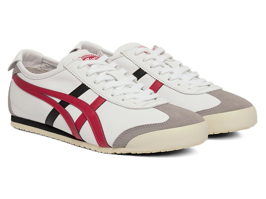 Onitsuka Tiger Mexico 66 Unisex Sneakers – White / Red / Black