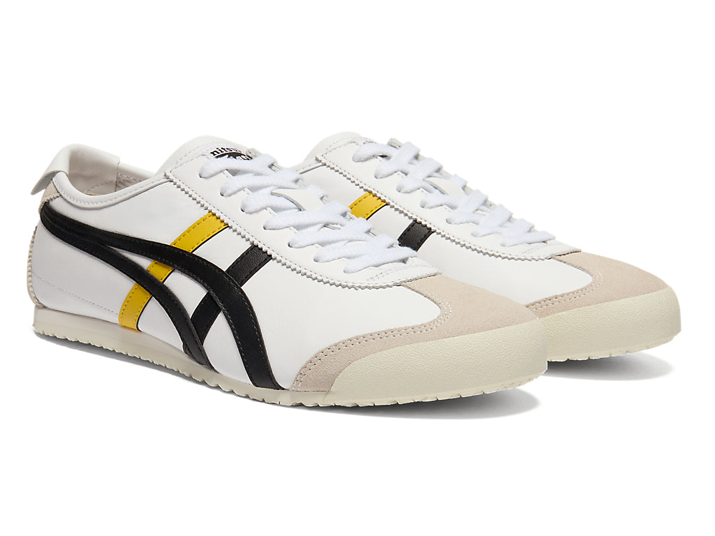 Onitsuka Tiger Mexico 66 Unisex Sneakers – White / Black / Yellow