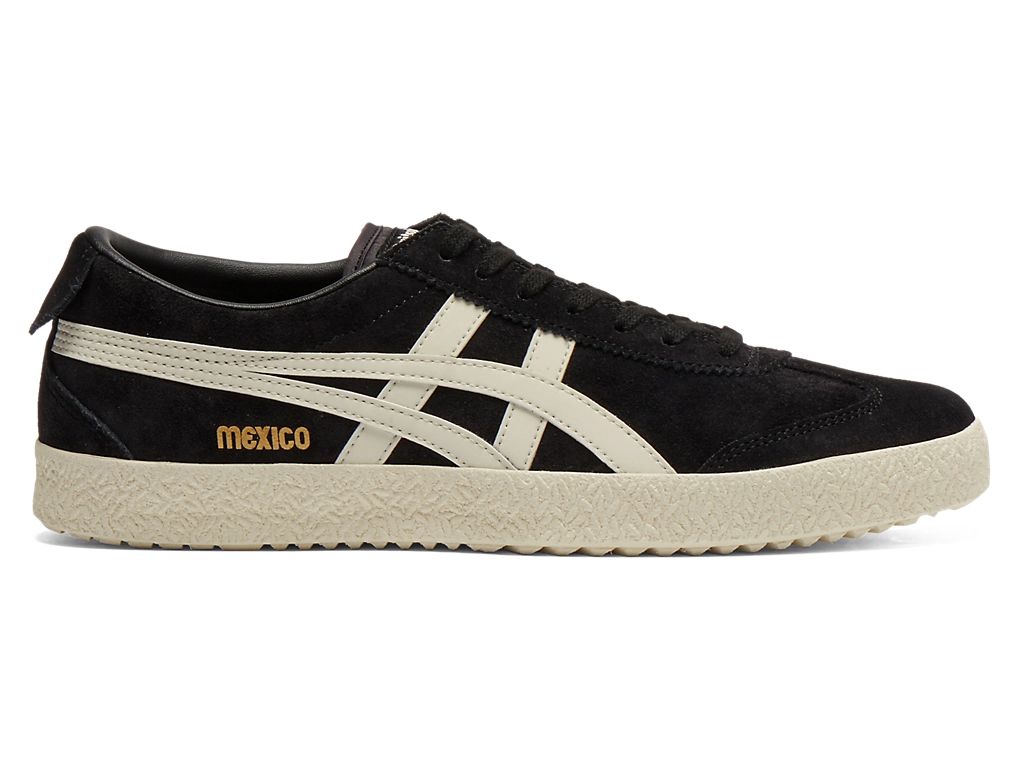 Onitsuka Tiger Mexico 66 Unisex Sneakers – Black Suede & Cream