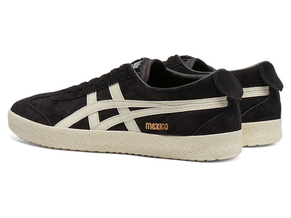 Onitsuka Tiger Mexico 66 Unisex Sneakers – Black Suede & Cream