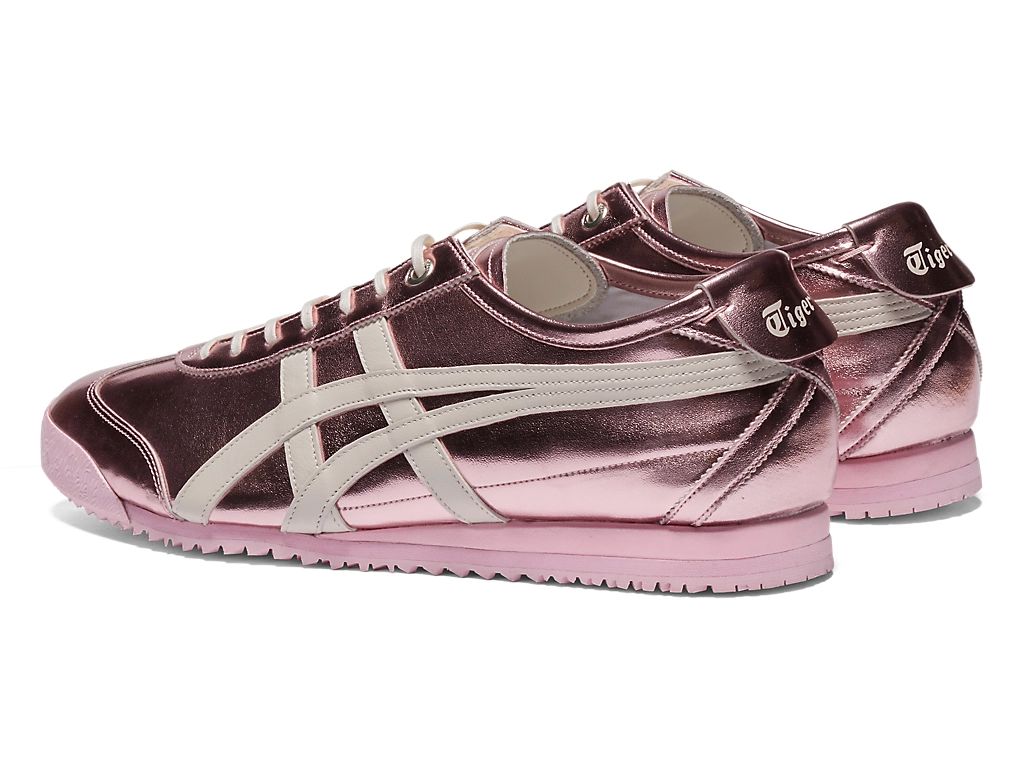 Onitsuka Tiger Mexico 66 Unisex Sneakers – Metallic Pink White Stripe