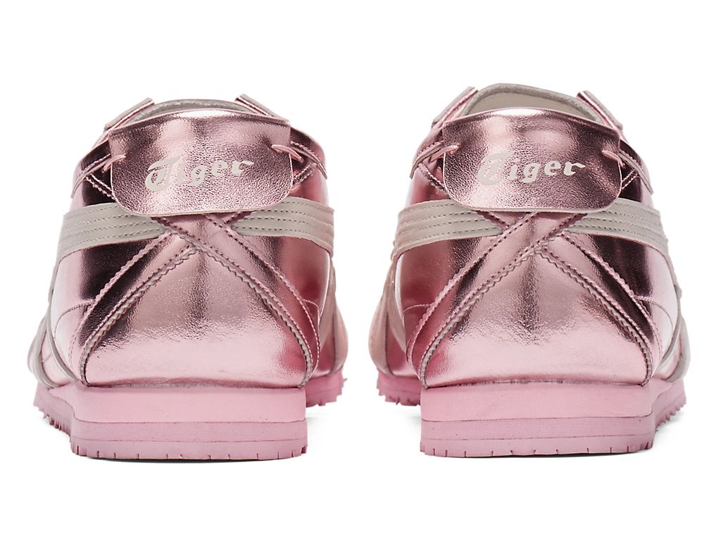 Onitsuka Tiger Mexico 66 Unisex Sneakers – Metallic Pink White Stripe