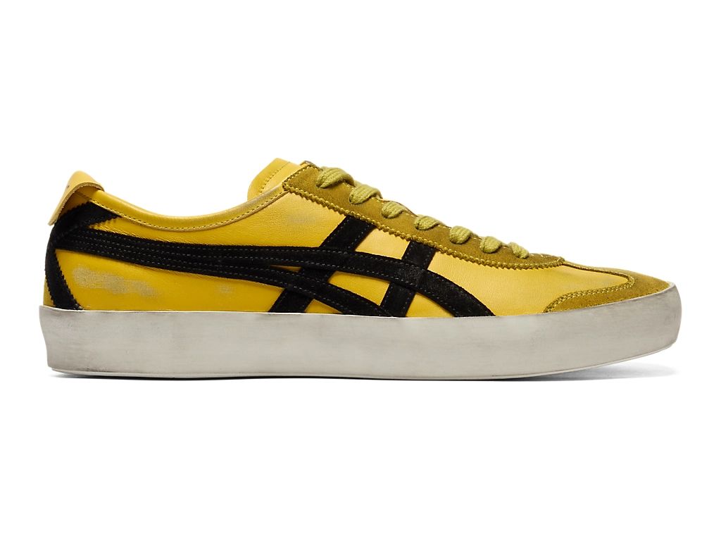 Onitsuka Tiger Mexico 66 Unisex Sneakers – Vintage Yellow Black Stripe