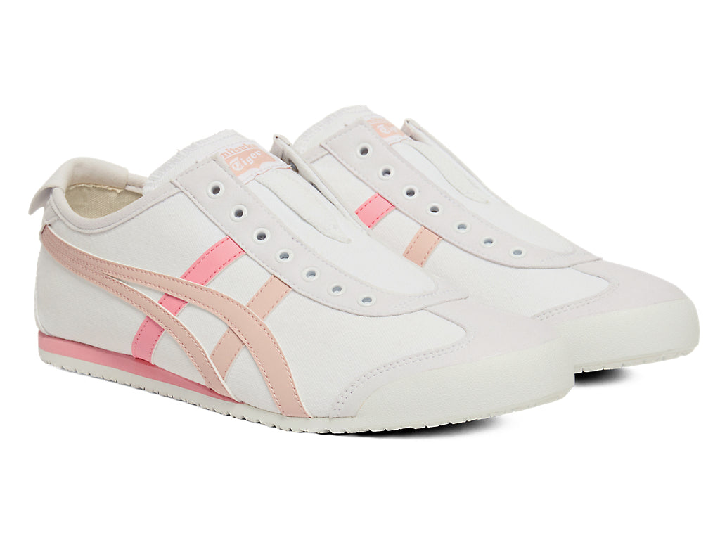 Onitsuka Tiger Mexico 66 Slip-On Unisex Sneakers – White Pink Stripe