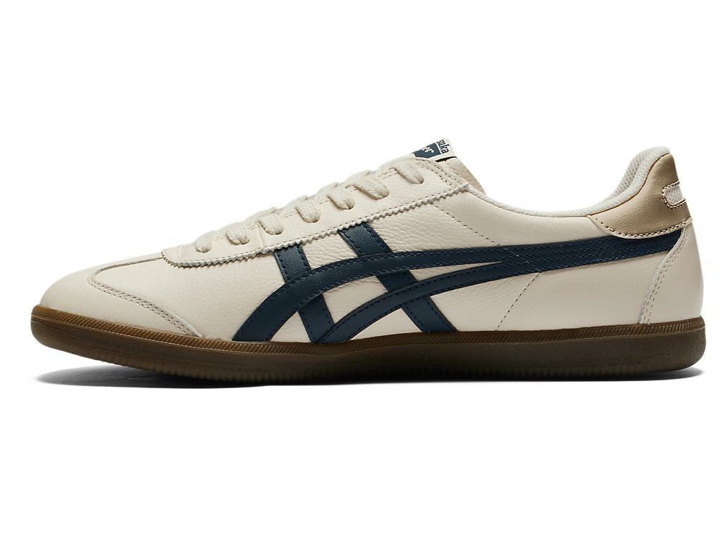Onitsuka Tiger Tokuten Unisex Sneakers – Cream / Navy / Gold