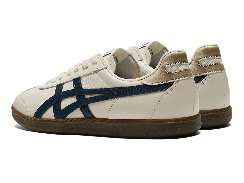 Onitsuka Tiger Tokuten Unisex Sneakers – Cream / Navy / Gold