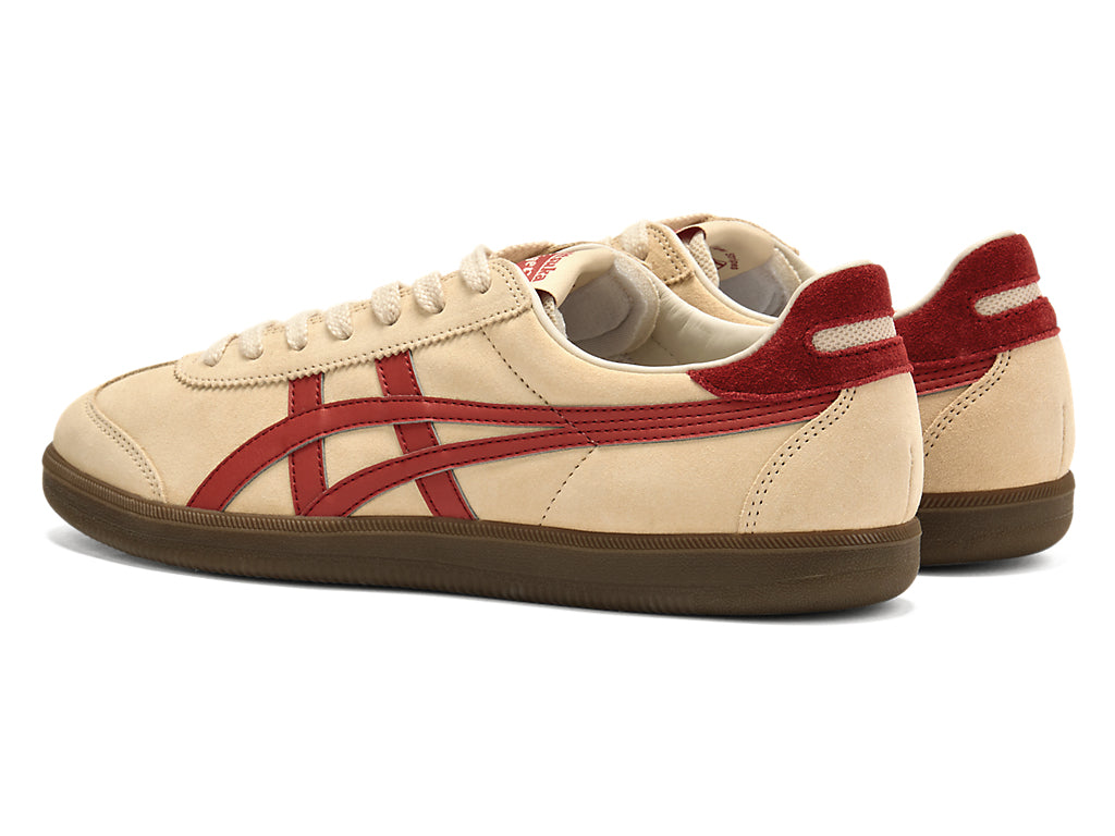Onitsuka Tiger Tokuten Unisex Sneakers – Beige / Red