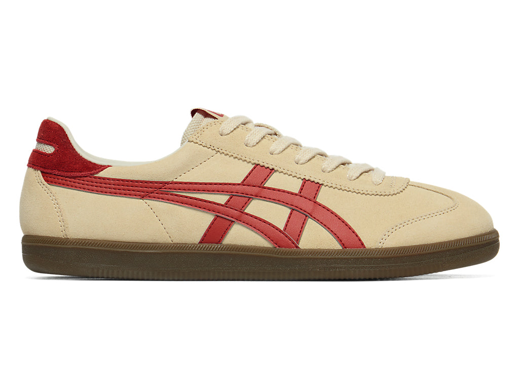 Onitsuka Tiger Tokuten Unisex Sneakers – Beige / Red