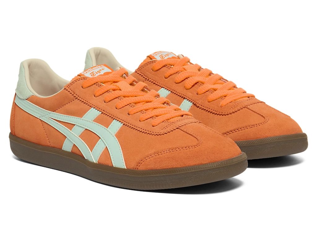 Onitsuka Tiger Tokuten Unisex Sneakers – Orange / Light Mint