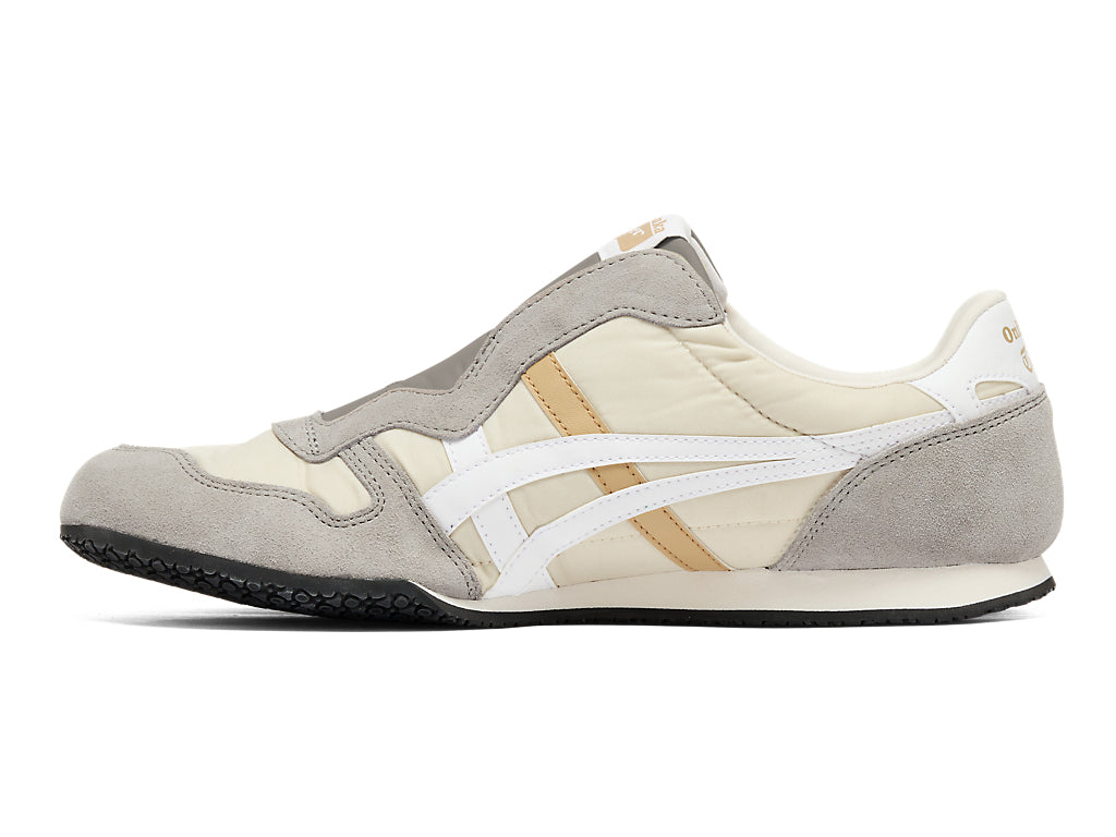 Onitsuka Tiger Serrano Slip-On Unisex Sneakers – Beige / Grey / White
