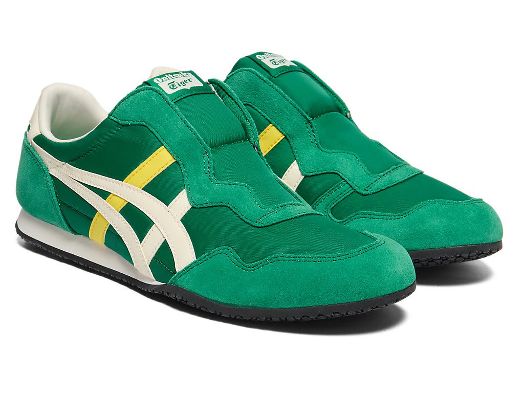 Onitsuka Tiger Serrano Slip-On Unisex Sneakers – Green / Yellow