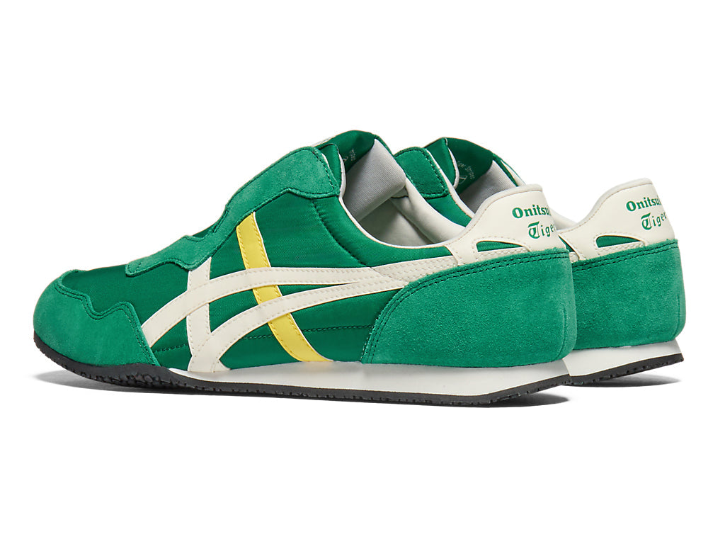 Onitsuka Tiger Serrano Slip-On Unisex Sneakers – Green / Yellow