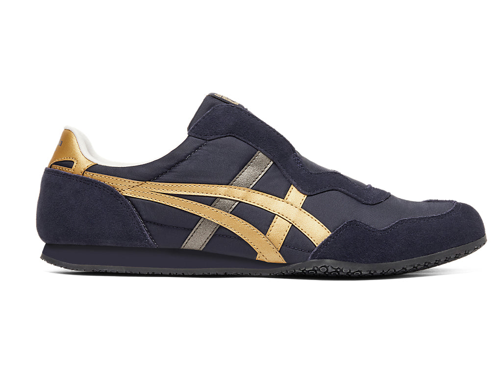Onitsuka Tiger Serrano Slip-On Unisex Sneakers – Navy / Gold