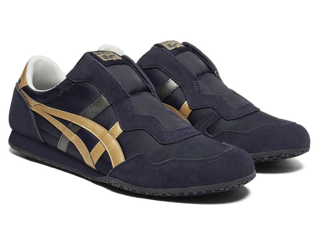 Onitsuka Tiger Serrano Slip-On Unisex Sneakers – Navy / Gold