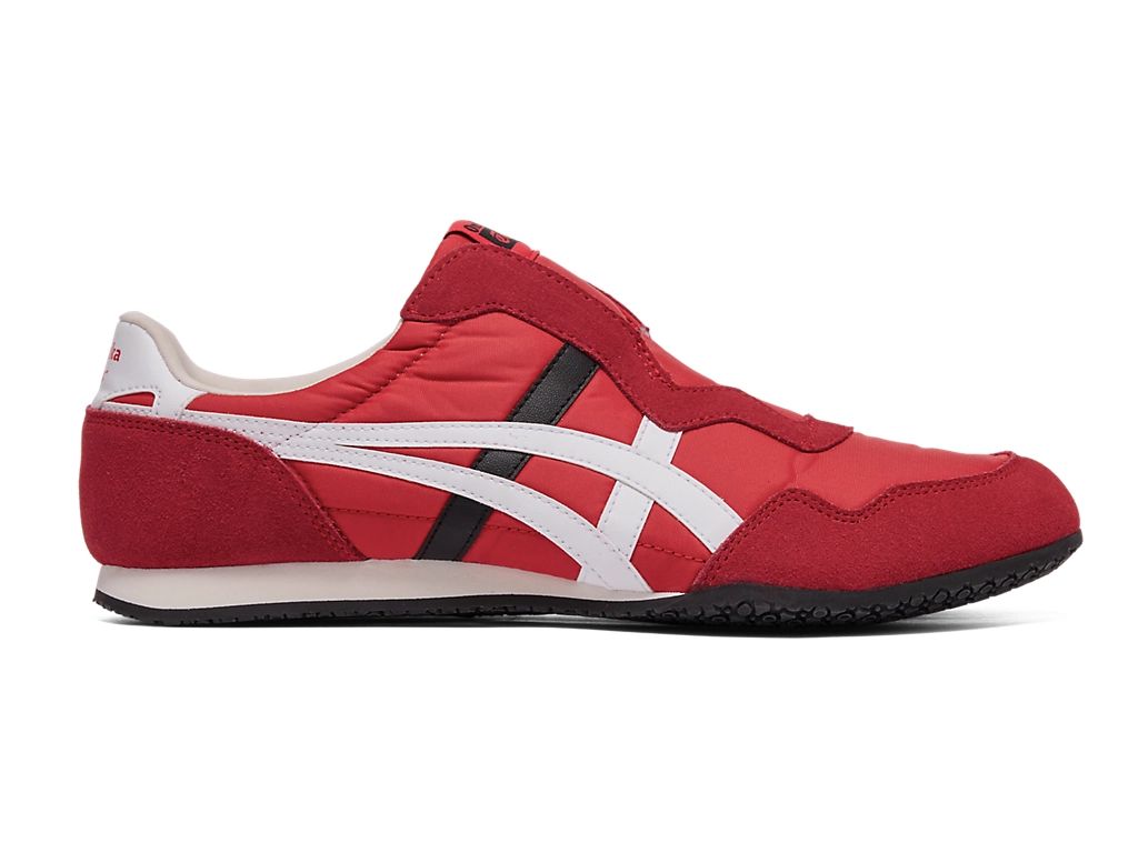 Onitsuka Tiger Serrano Slip-On Unisex Sneakers – Red / White / Black