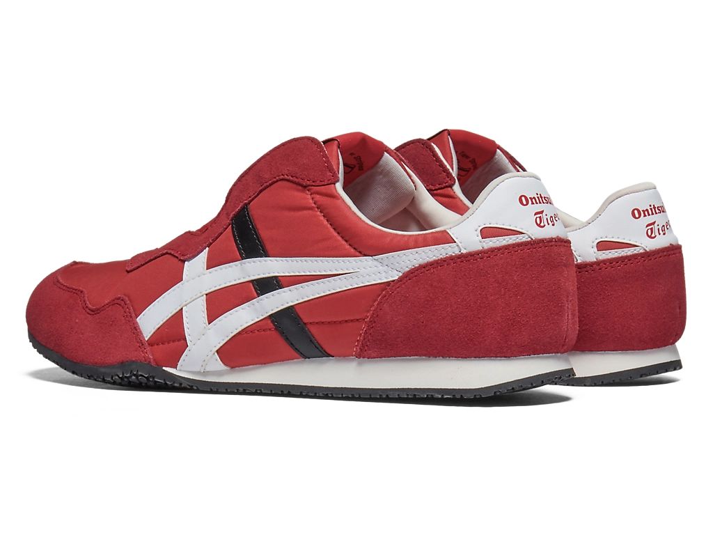 Onitsuka Tiger Serrano Slip-On Unisex Sneakers – Red / White / Black