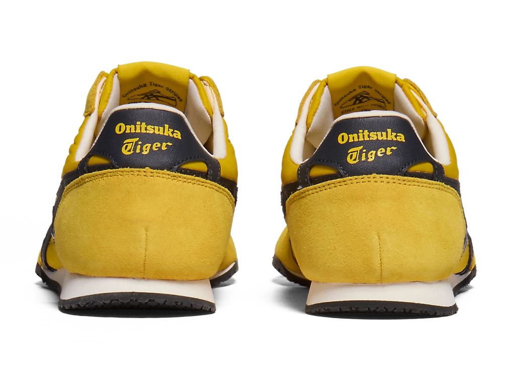 Onitsuka Tiger Serrano Slip-On Unisex Sneakers – Yellow / Navy
