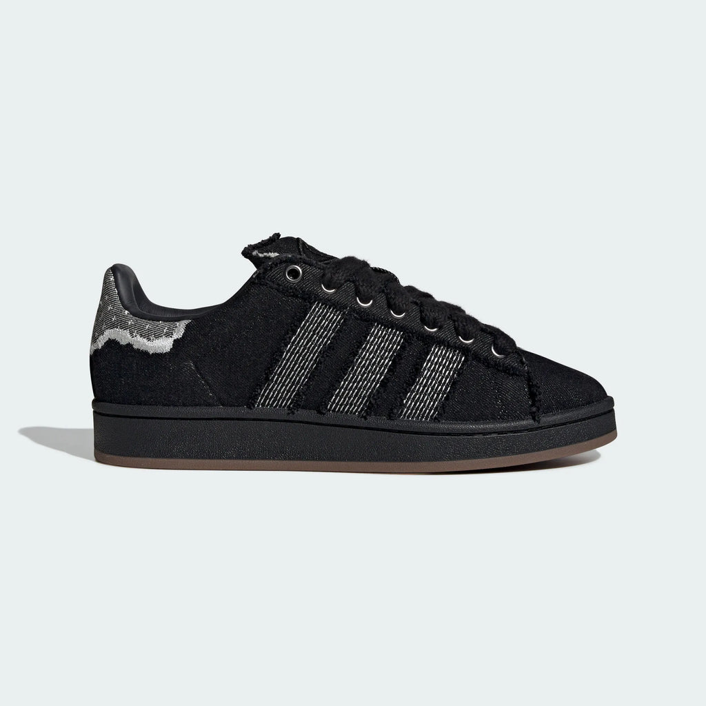 Adidas Stan Smith — Black Denim Frayed