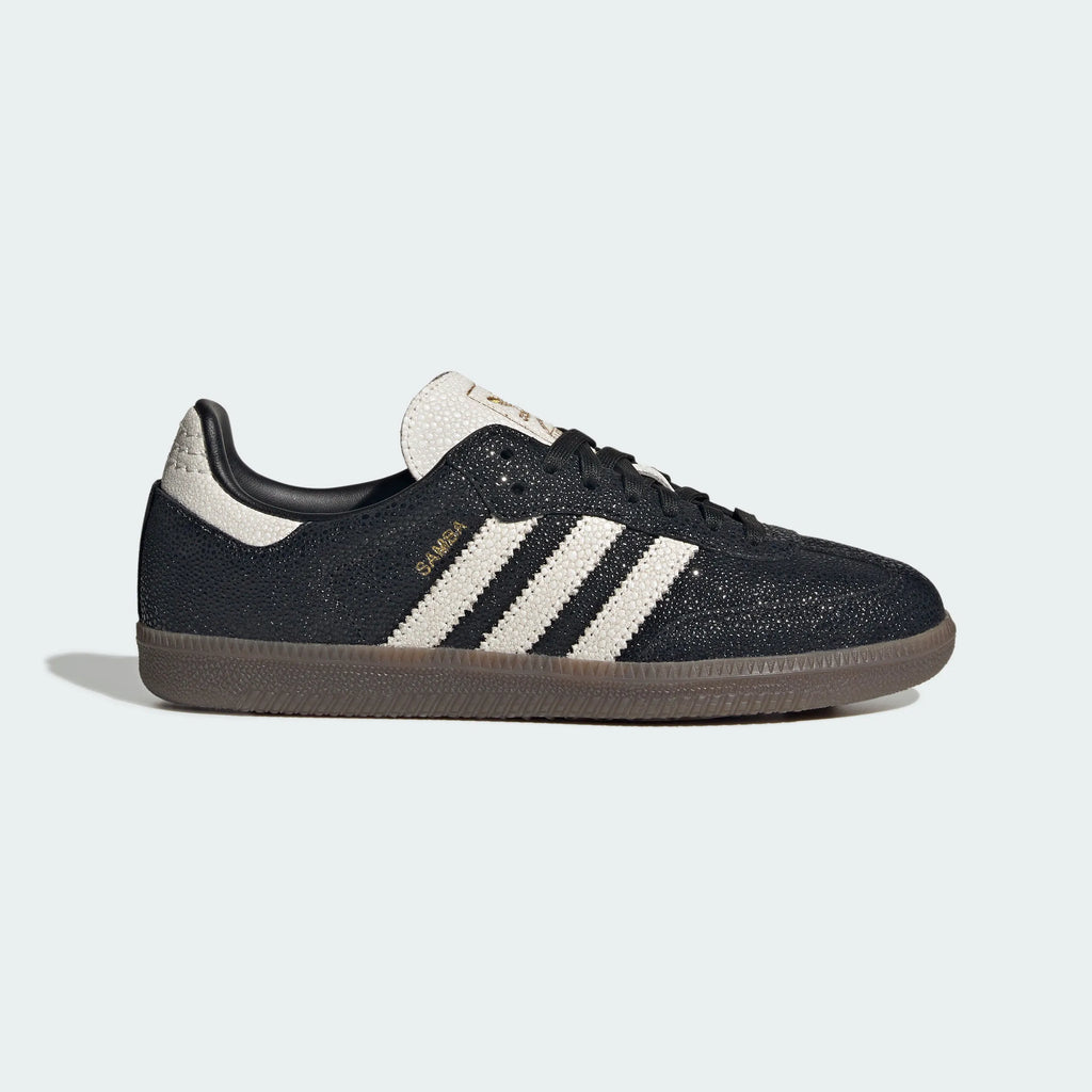 Adidas Originals – Black / Off-White Stingray Texture Casual Sneakers