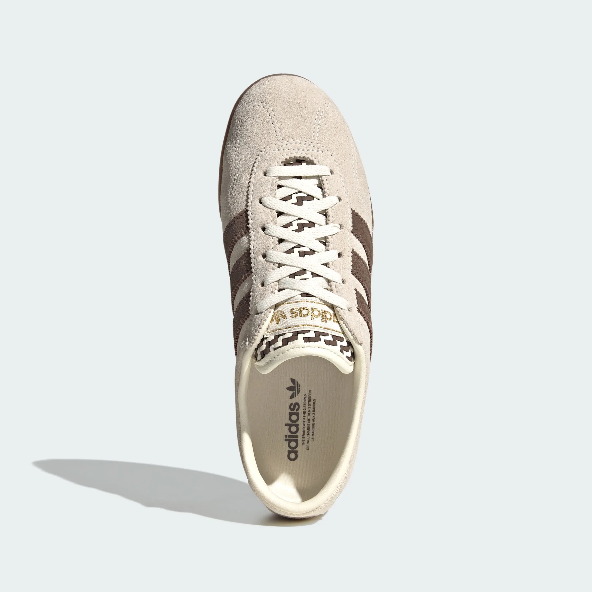 Adidas Originals – Off-White / Brown Suede Casual Sneakers