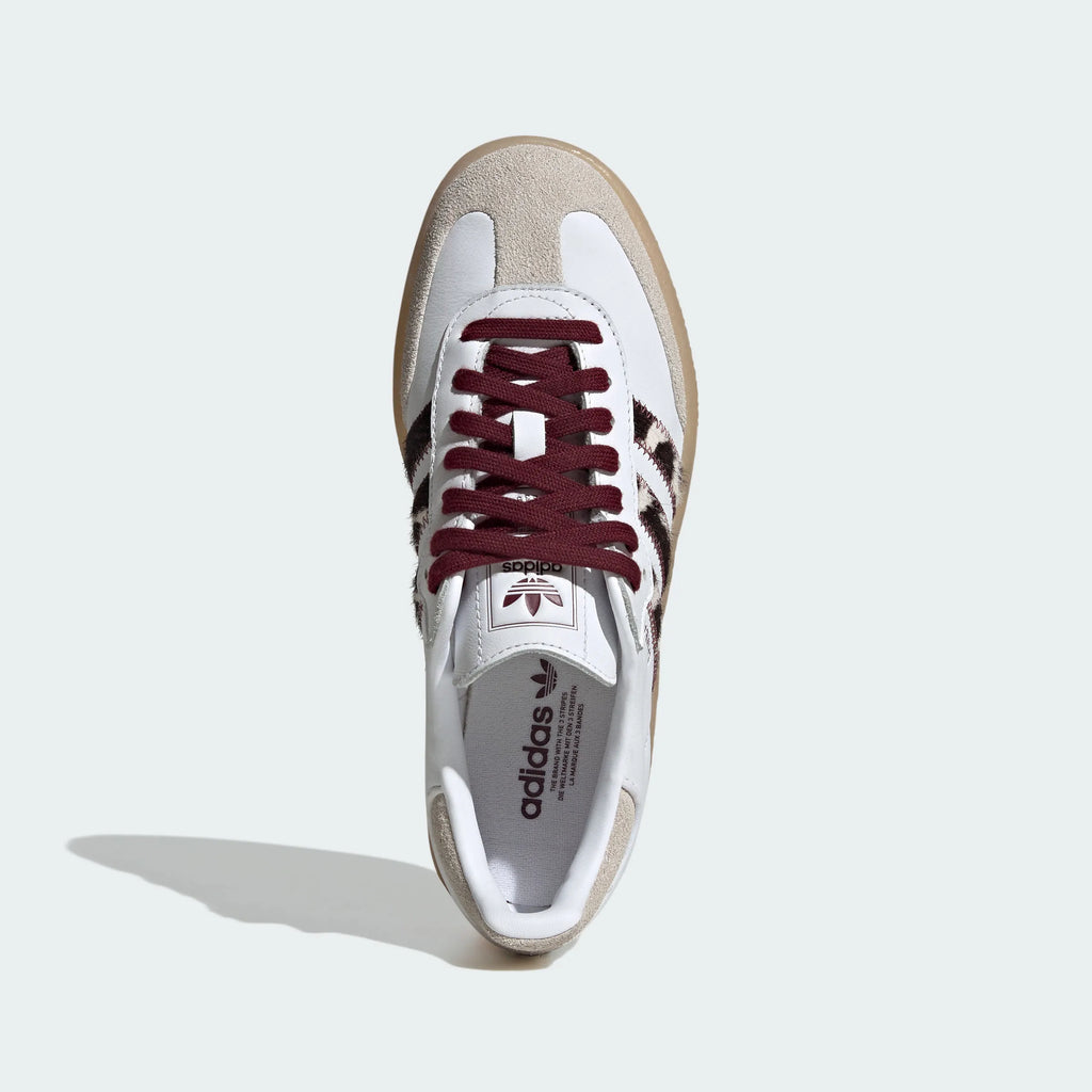 Adidas Originals – White Leopard Print Platform Casual Sneakers