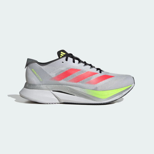 Adidas Adizero Boston 12 Grey / Red / Lime Green