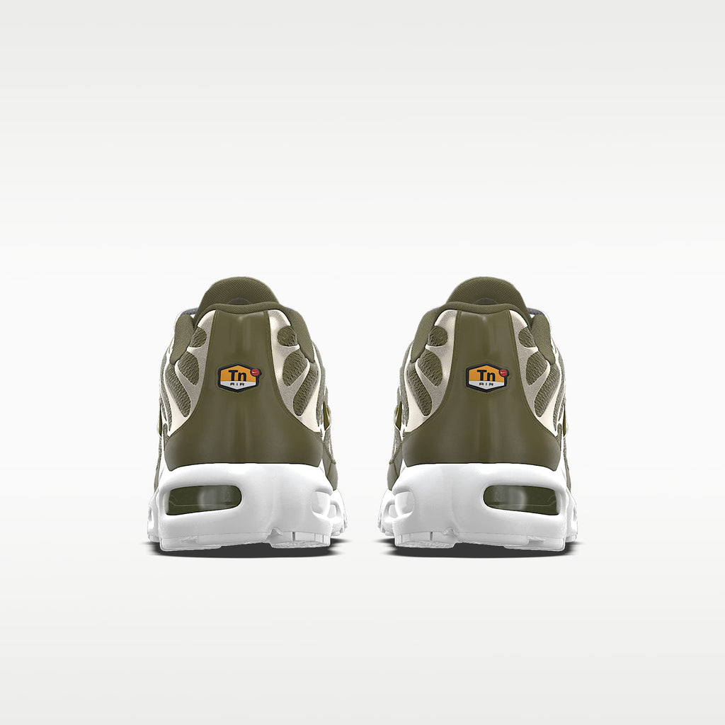 Nike Air Max Plus Olive Green / Metallic Silver / White
