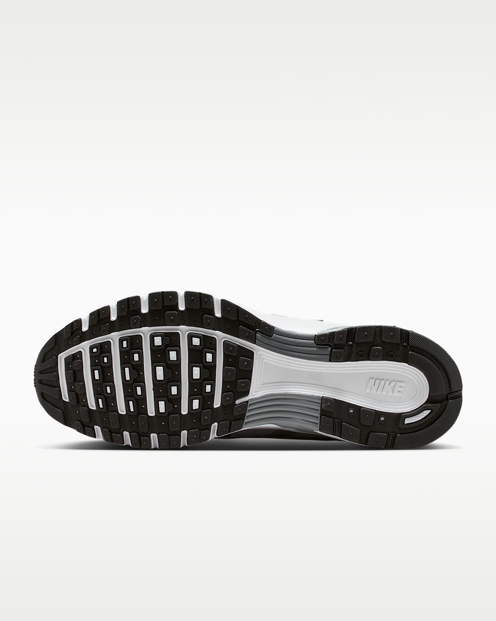 Nike P-6000 – Grey / White / Black Suede Mesh Athletic Sneakers