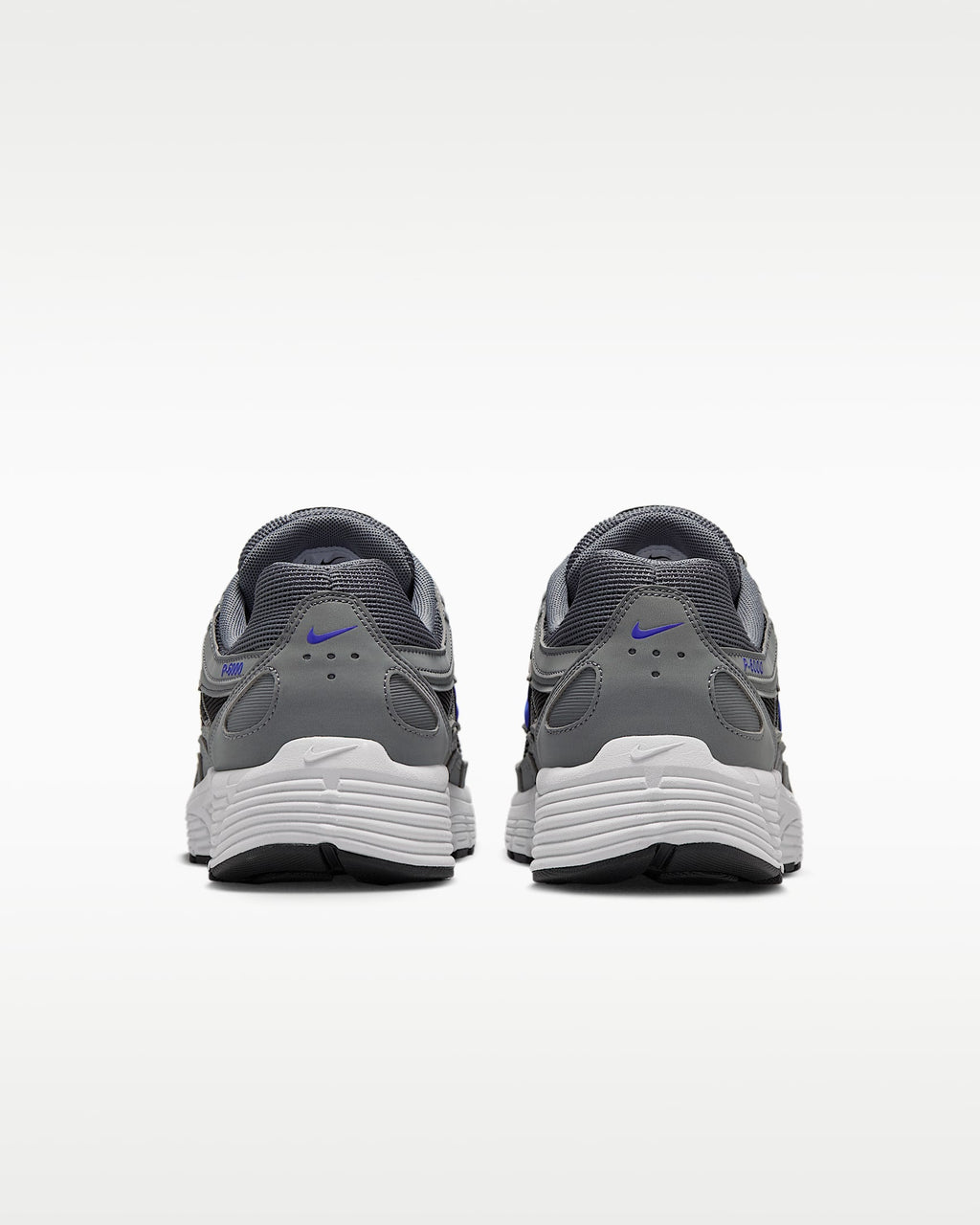 Nike P-6000 – Grey / Black / Blue Mesh Athletic Sneakers