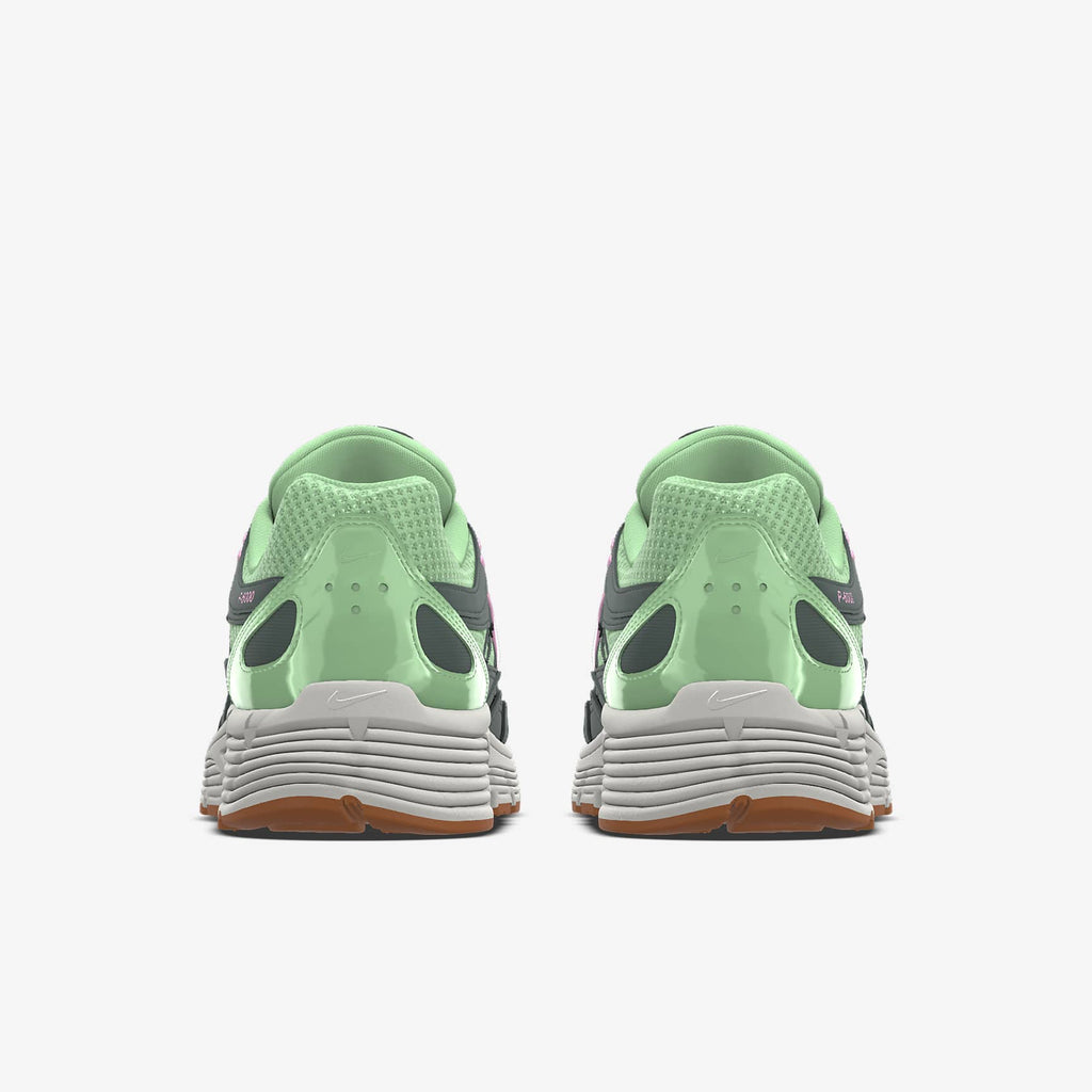 Nike P-6000 – Green / Pink / Gum Mesh Athletic Sneakers