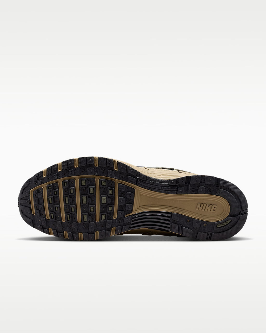Nike P-6000 – Olive Green / Tan Mesh Athletic Sneakers