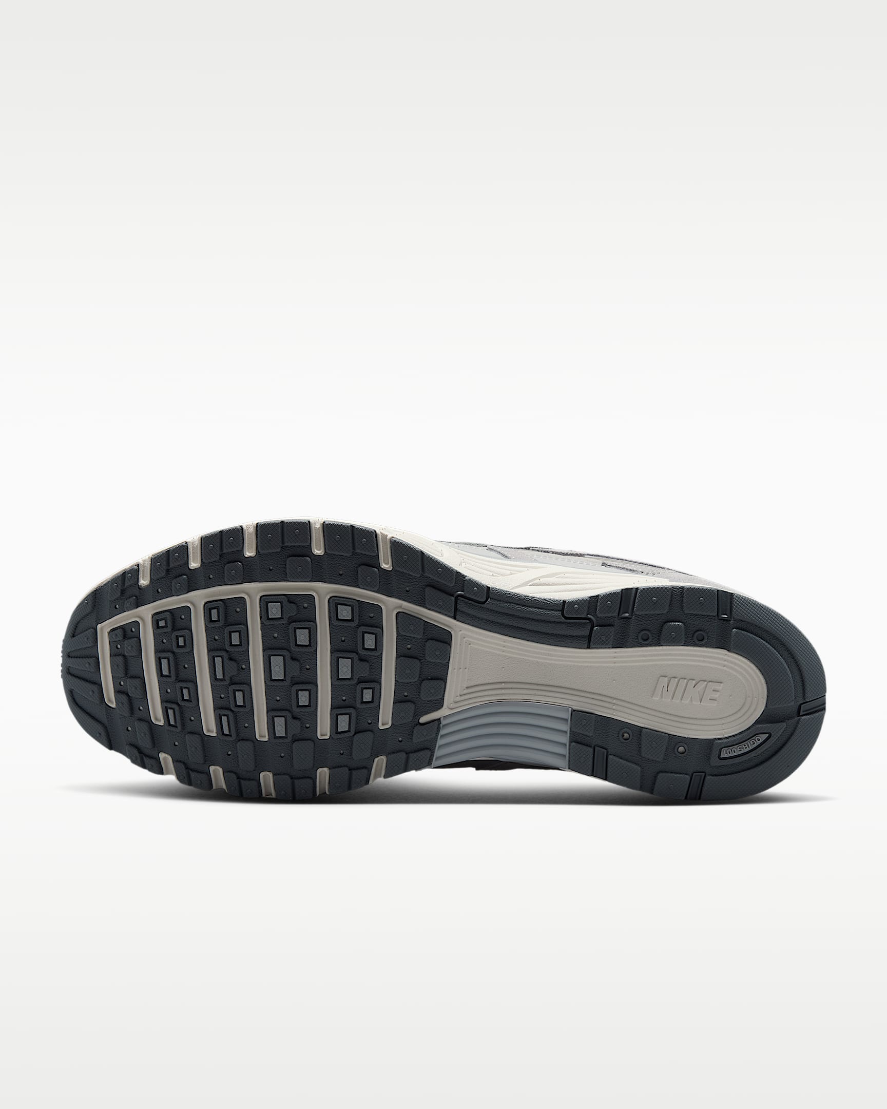 Nike P‑6000 Full Grey Suede Mesh Athletic Sneakers
