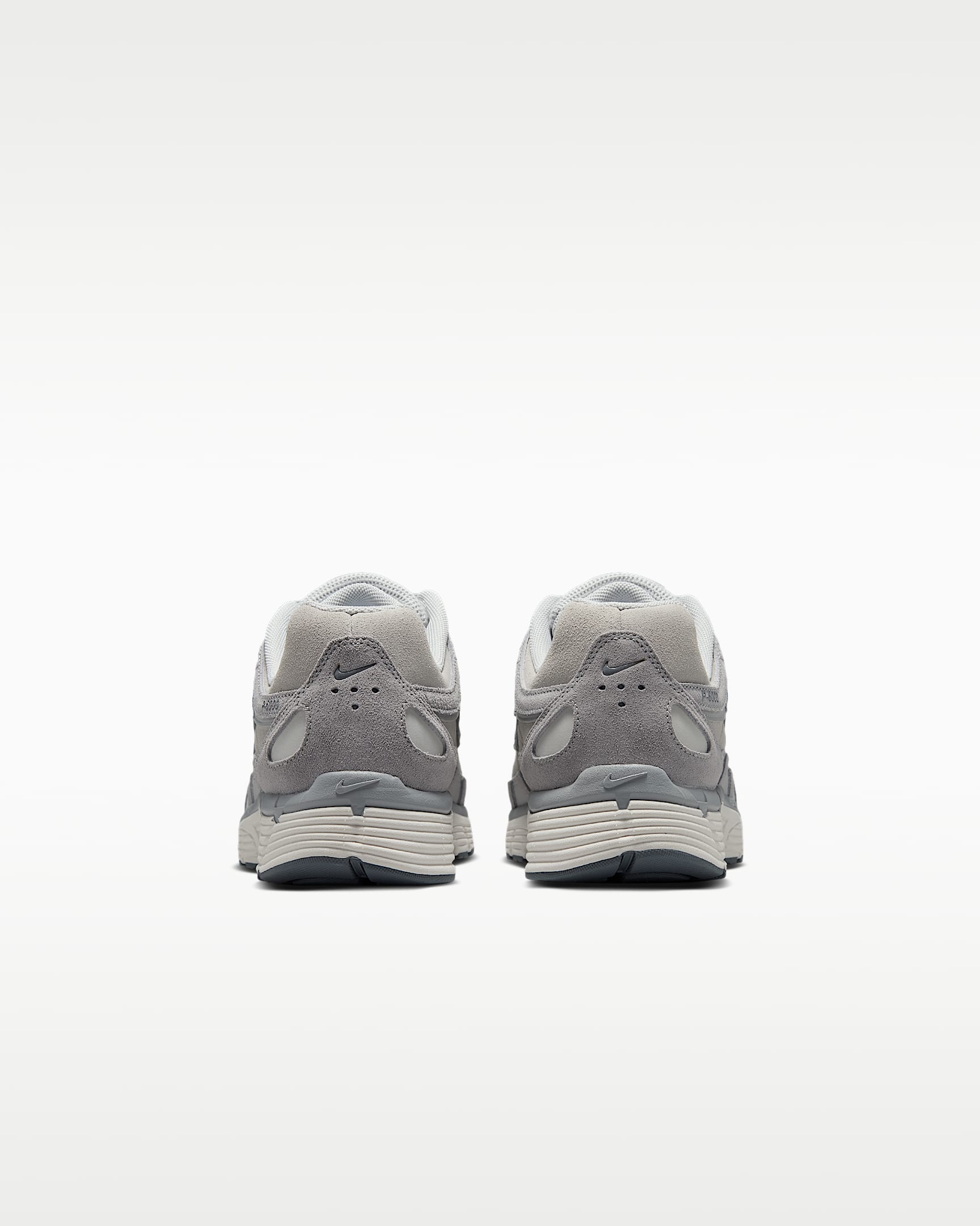 Nike P-6000 – Grey / White / Blue Mesh Athletic Sneakers
