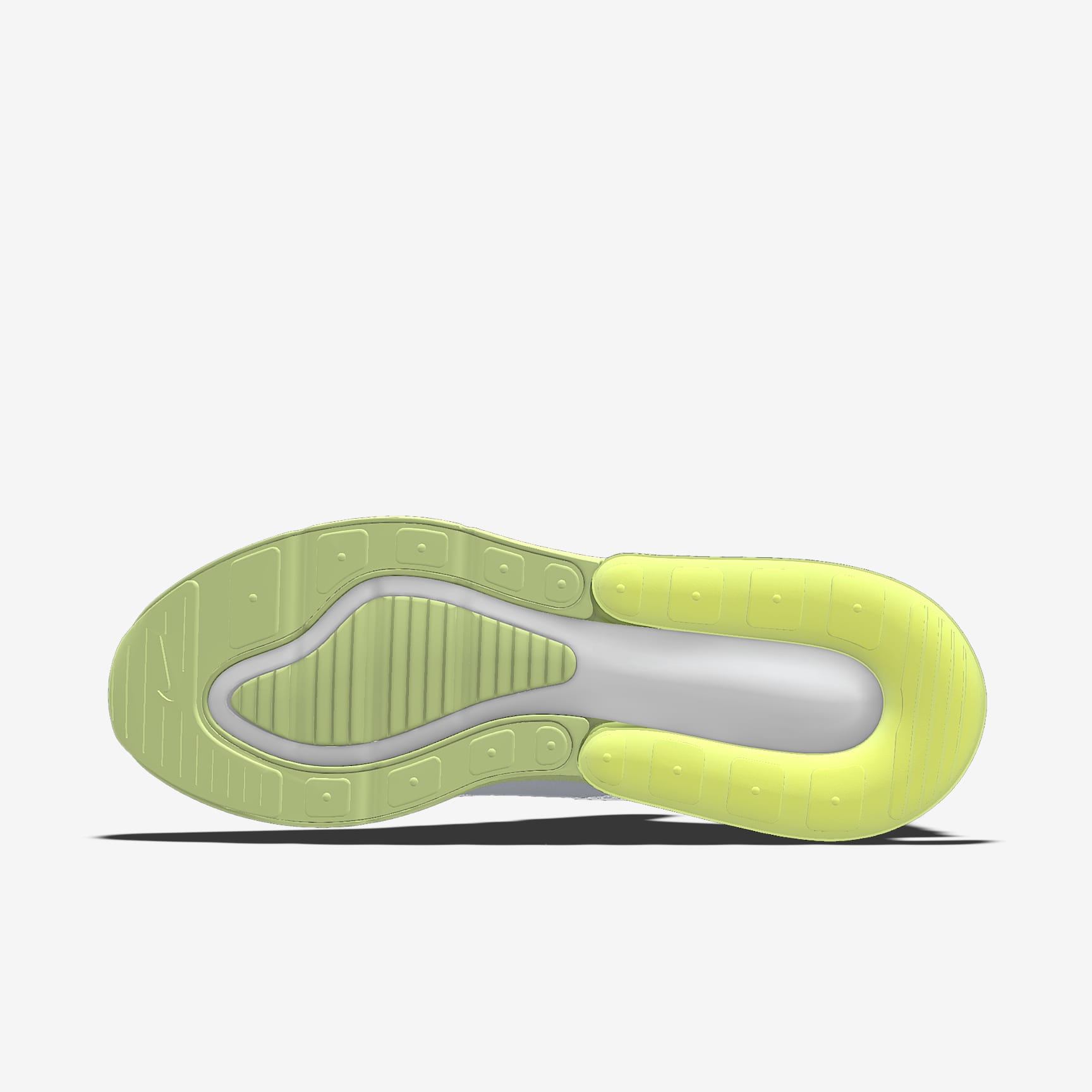 Nike Air Max 270 By You – Light Grey/Lime Green Custom Sneaker