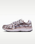 Nike P-6000 – White / Metallic Rose Gold Mesh Athletic Sneakers
