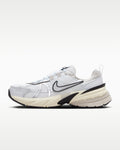 Nike V2K Run – White / Silver / Black Mesh Athletic Sneakers