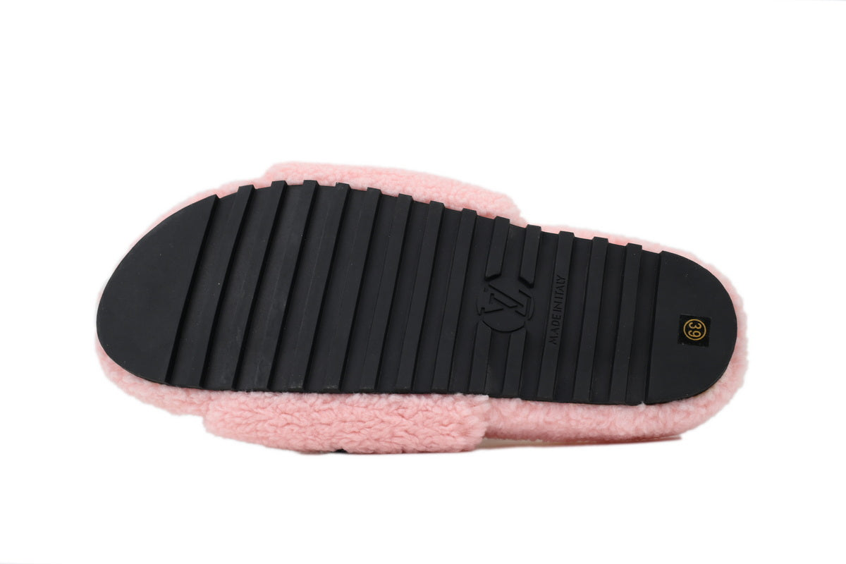 Louis Vuitton Teddy Slide Sandals【Pink】