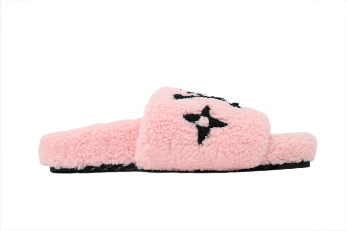 Louis Vuitton Teddy Slide Sandals【Pink】